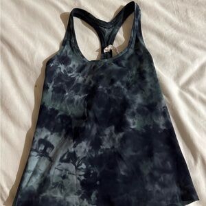 Lululemon Athletica Tie-Dye Tank Top - Black and Gray